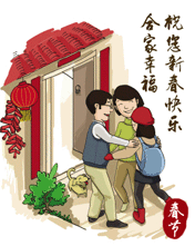 祝你新春快乐合家幸福