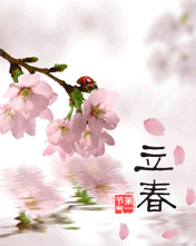 立春桃花飞