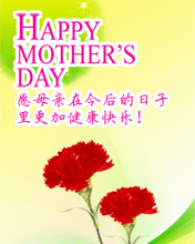 愿母亲在今后的日子更加健康快乐